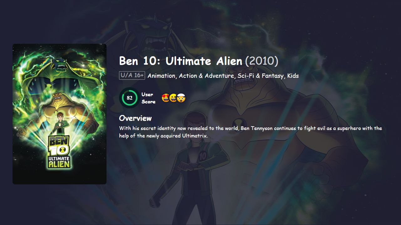 Ben 10: Ultimate Alien Season 3 Hindi Dubbed