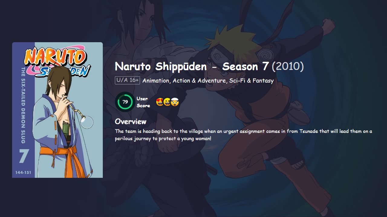 Naruto Shippūden Season 7 Hindi Dubbed