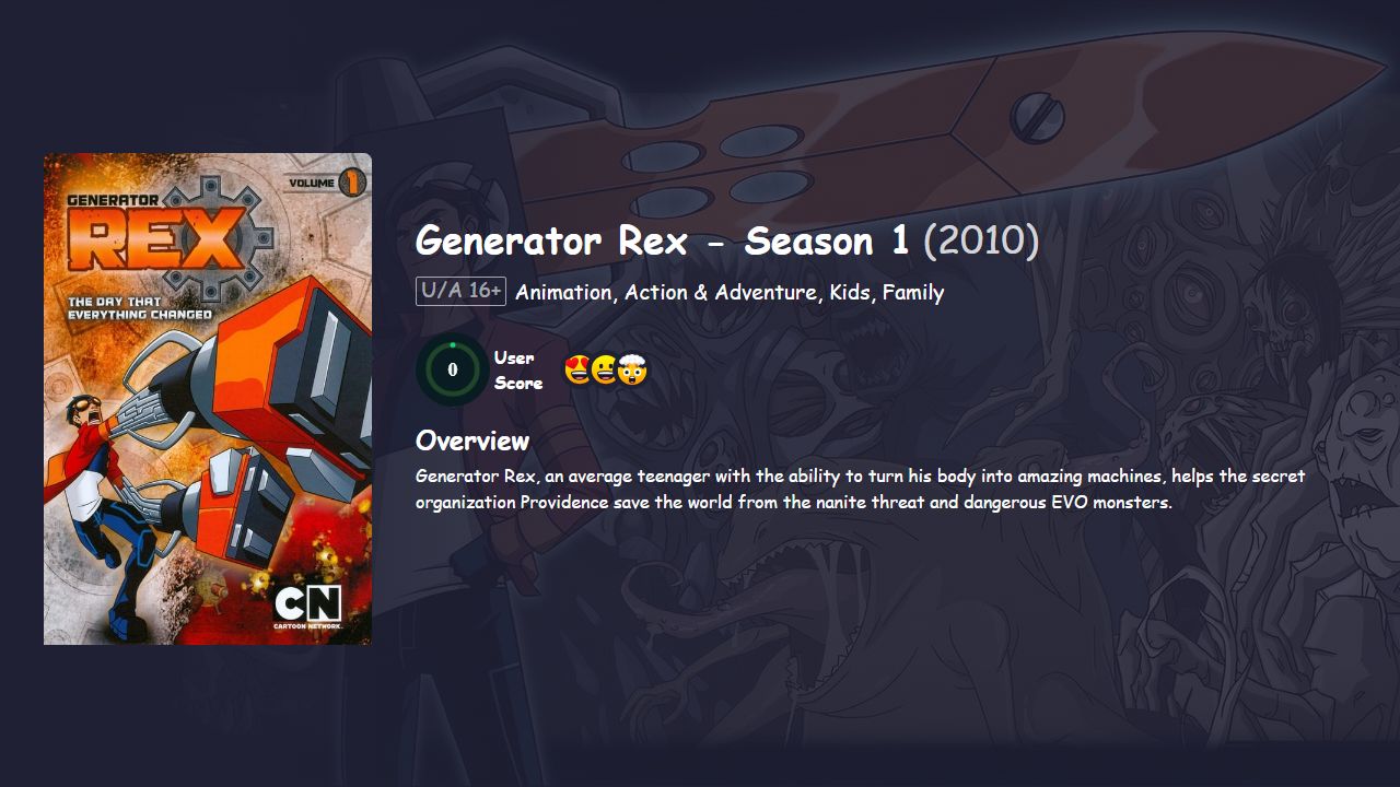 Generator Rex Season 1 Hindi Dubbed