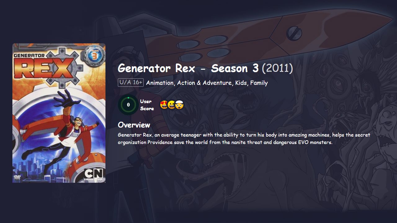 Generator Rex Season 3 Hindi Dubbed