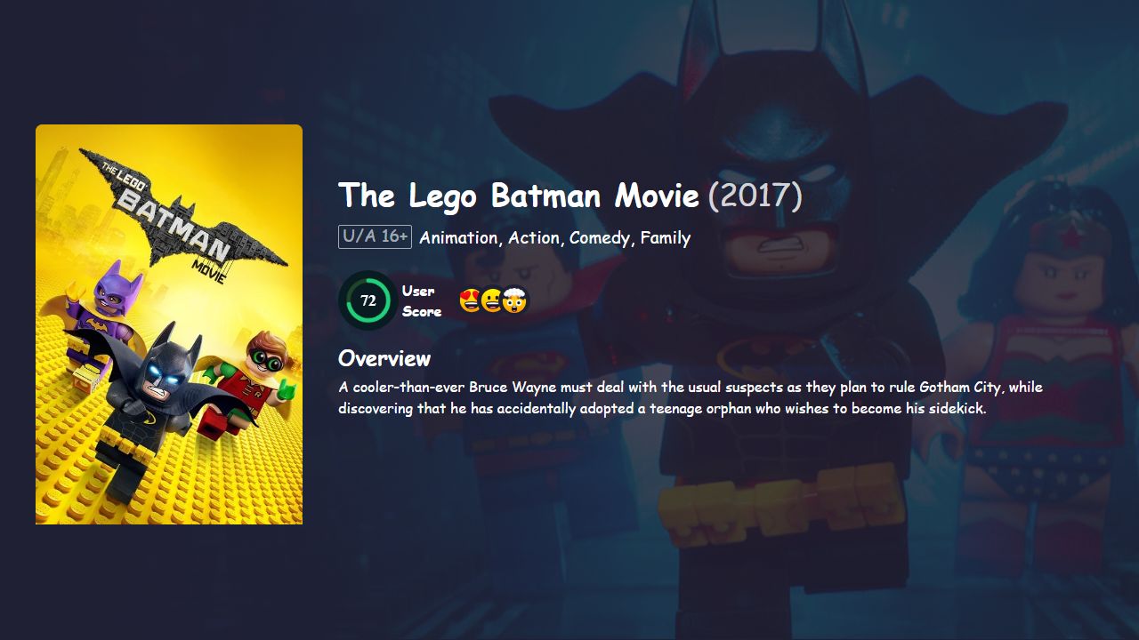The Lego Batman Movie (2017) English Dubbed