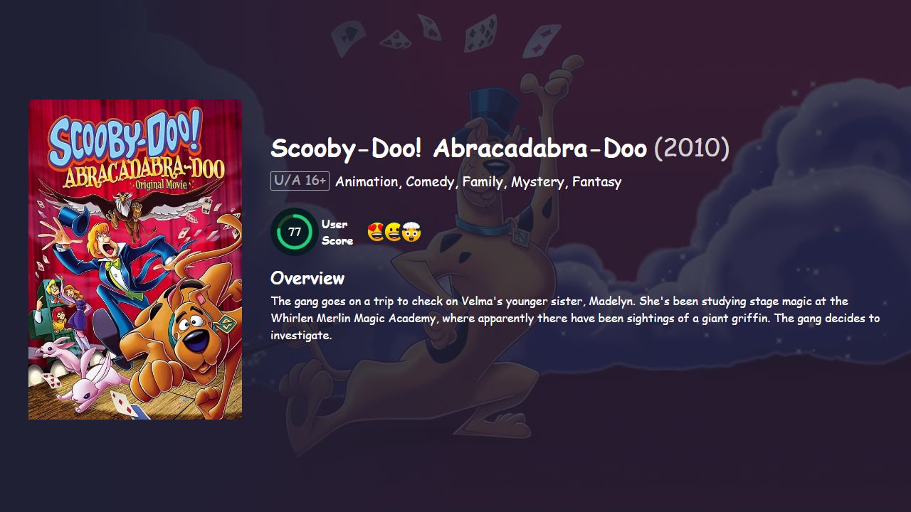 Scooby-Doo! Abracadabra-Doo (2010) Hindi Dubbed