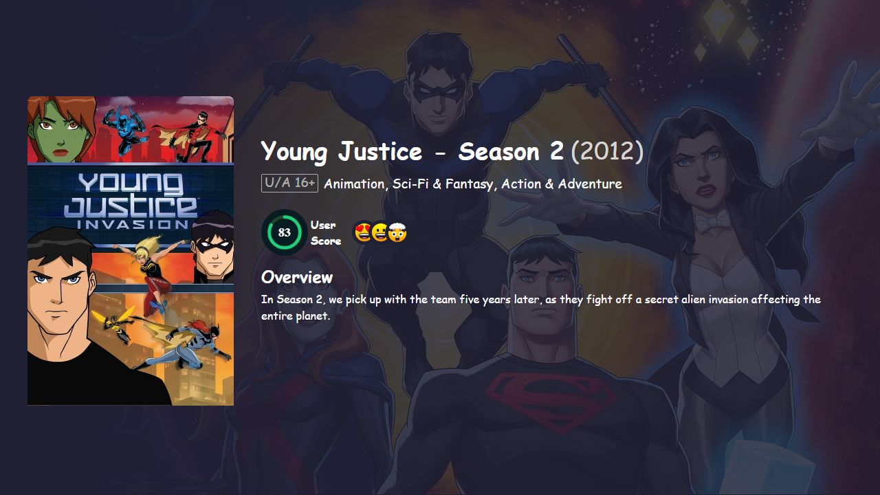 Young Justice Season 2 Hindi Dubbed