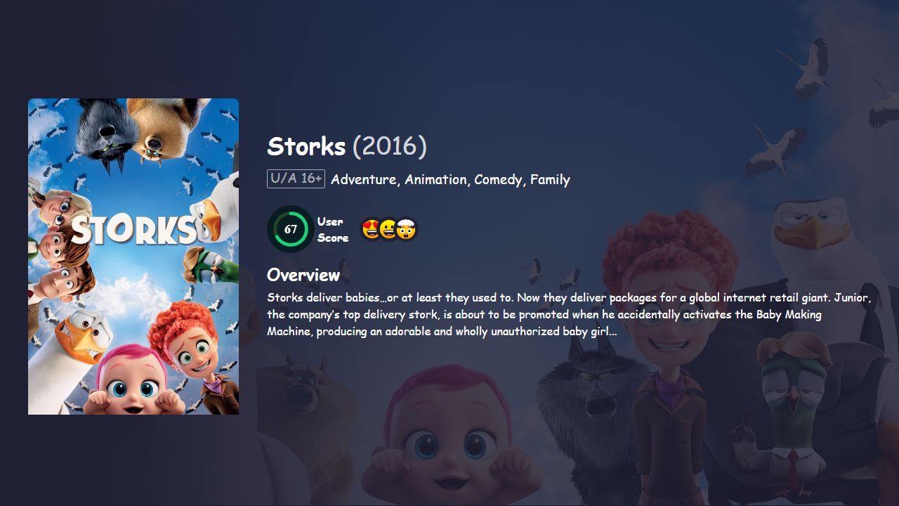 Storks (2016) English Dubbed