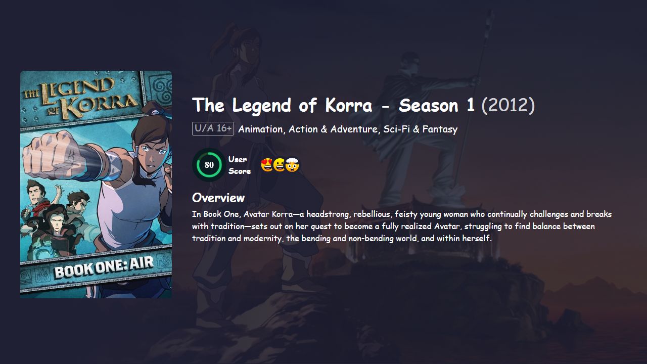 The Legend of Korra Season 1 Hindi Dubbed