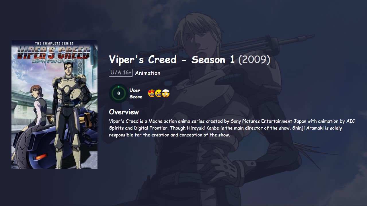 Viper’s Creed Season 1 Hindi Dubbed