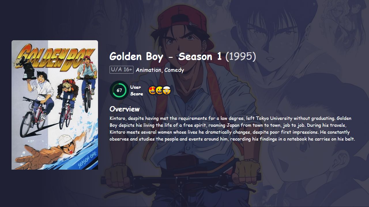 Golden Boy Season 1 Japanese Dubbed