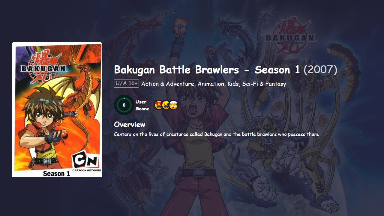 Bakugan Battle Brawlers Season 1 Hindi Dubbed