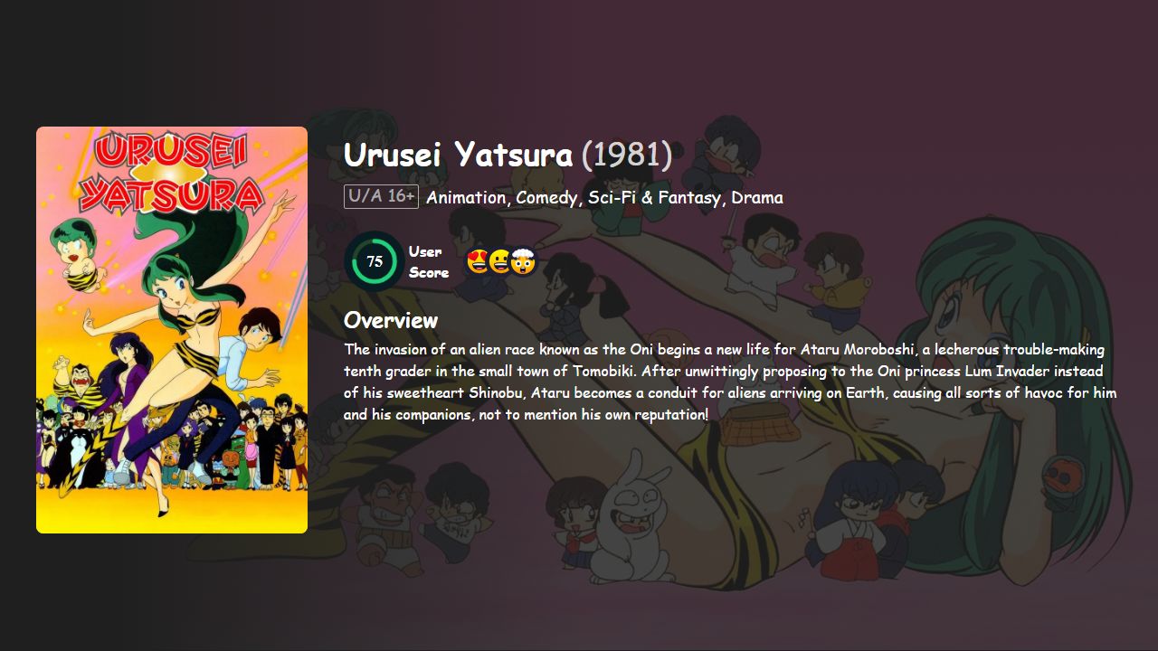 Urusei Yatsura Season 2 Japanese Dubbed