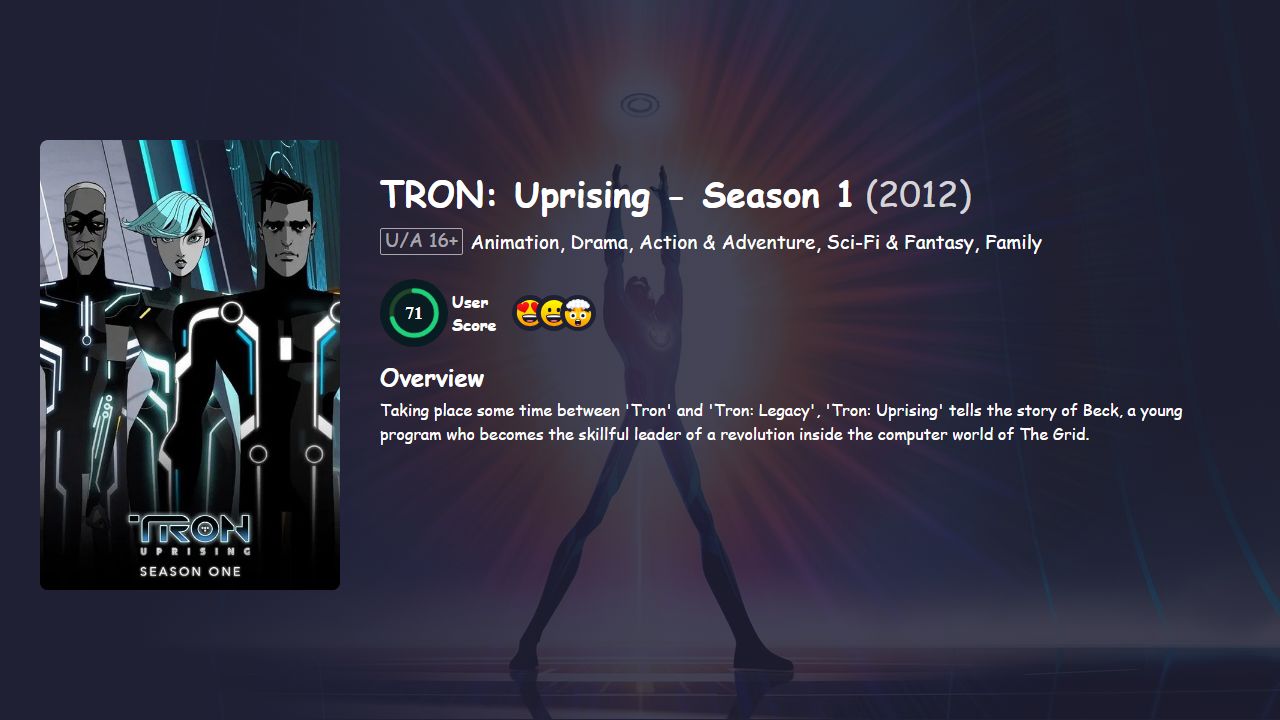 TRON: Uprising Season 1 [English] 480p, 720p & 1080p HD | 10bit HEVC ESub