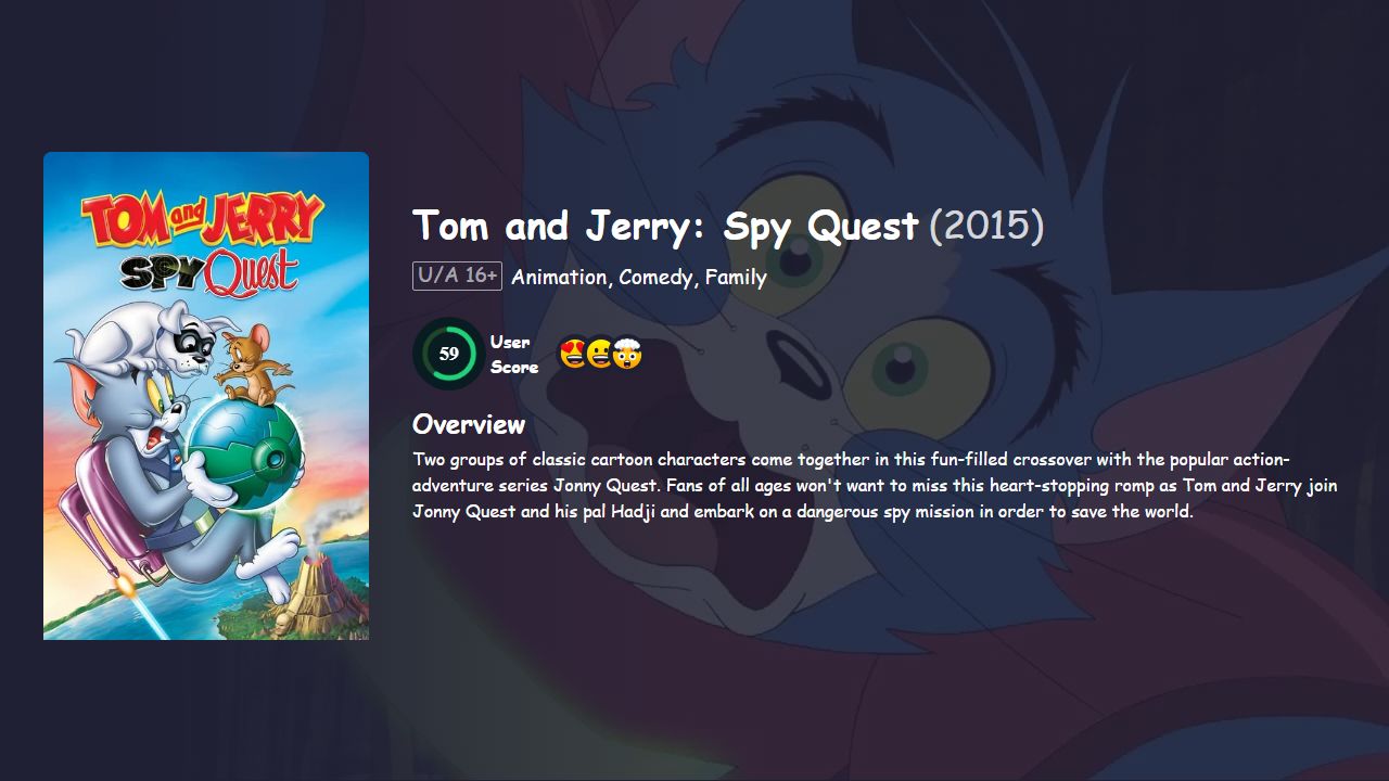 Tom and Jerry: Spy Quest (2015) Hindi Dubbed