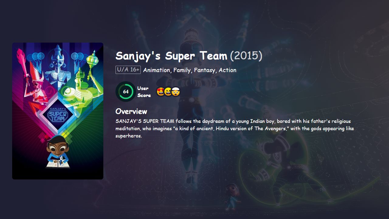 Sanjay’s Super Team (2015) English Dubbed