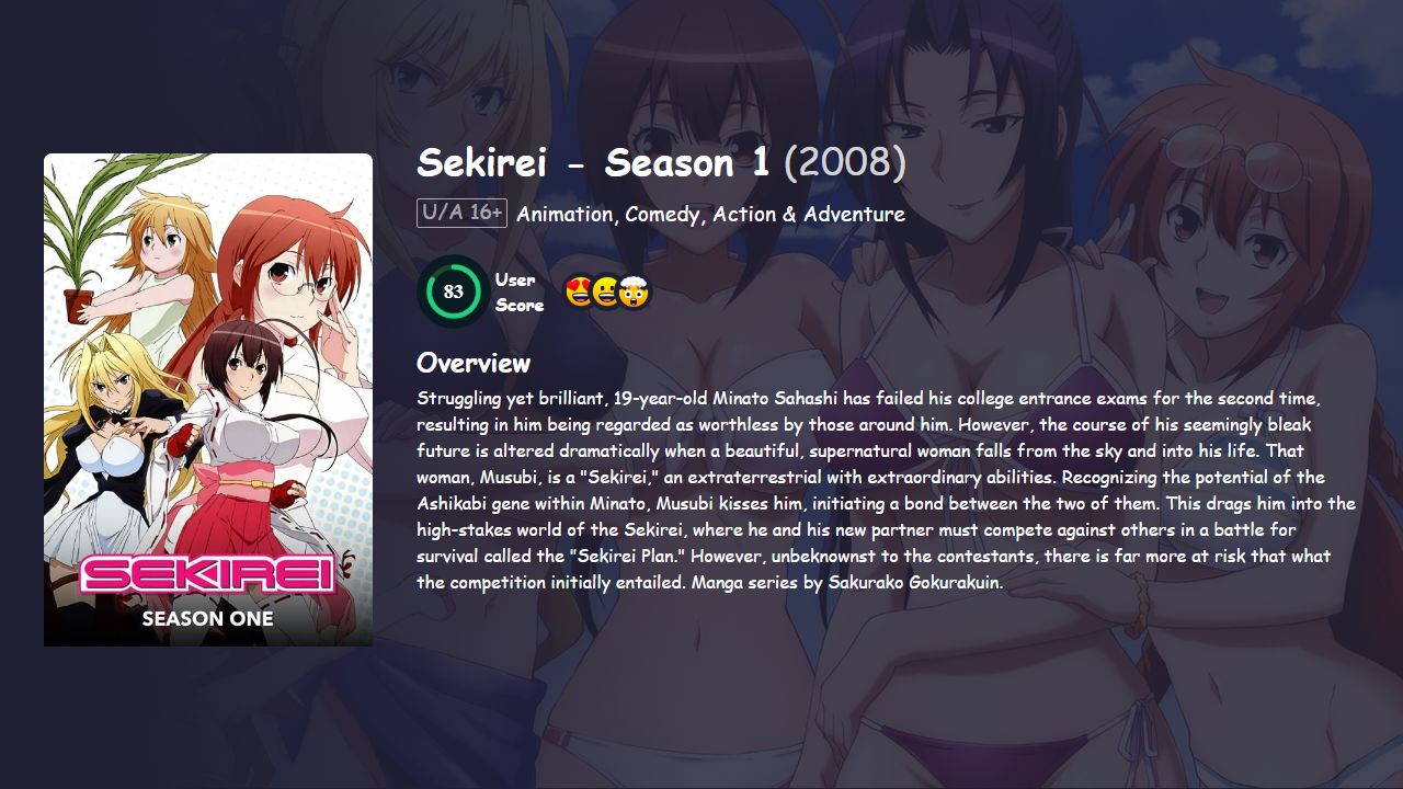 Sekirei Season 1 Japanese Dubbed