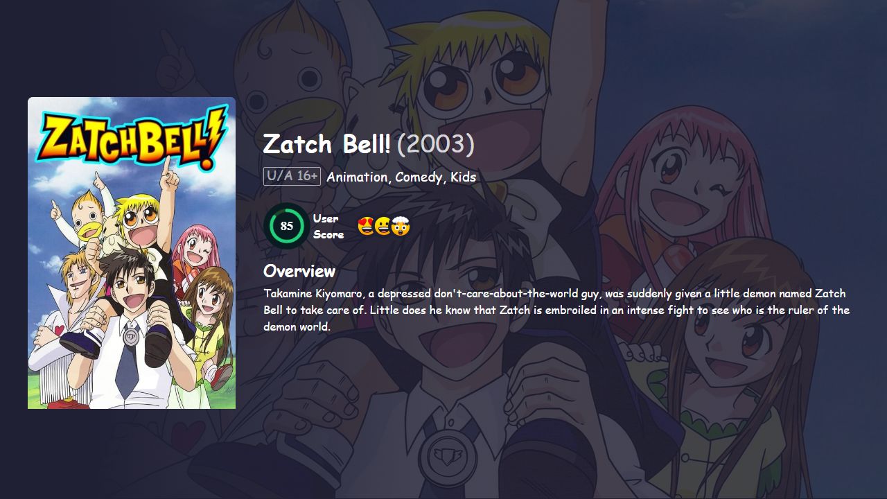 Zatch Bell! Season 2 Hindi Dubbed