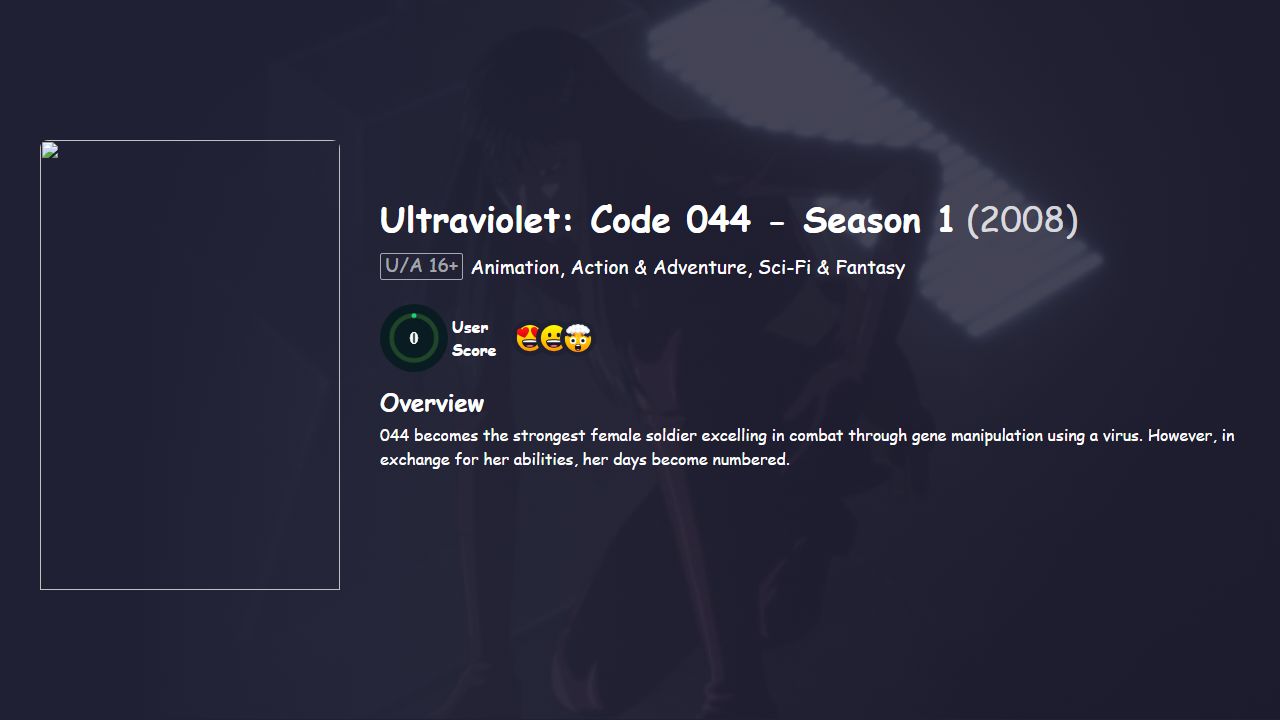 Ultraviolet: Code 044 Season 1 Hindi Dubbed