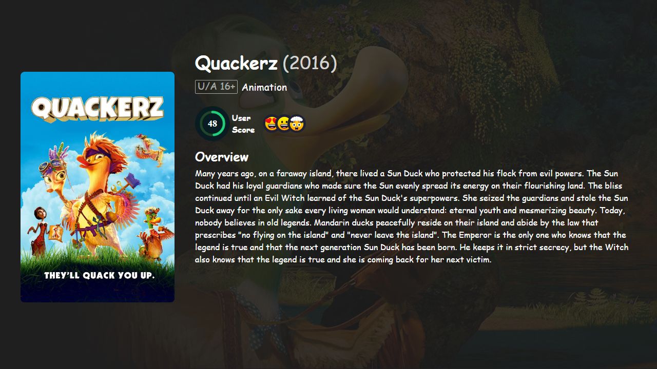 Quackerz (2016) Hindi Dubbed