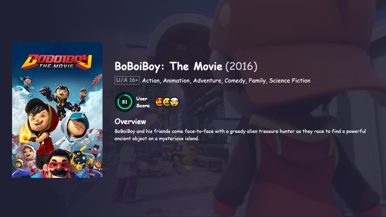 BoBoiBoy: The Movie (2016) Hindi Dubbed