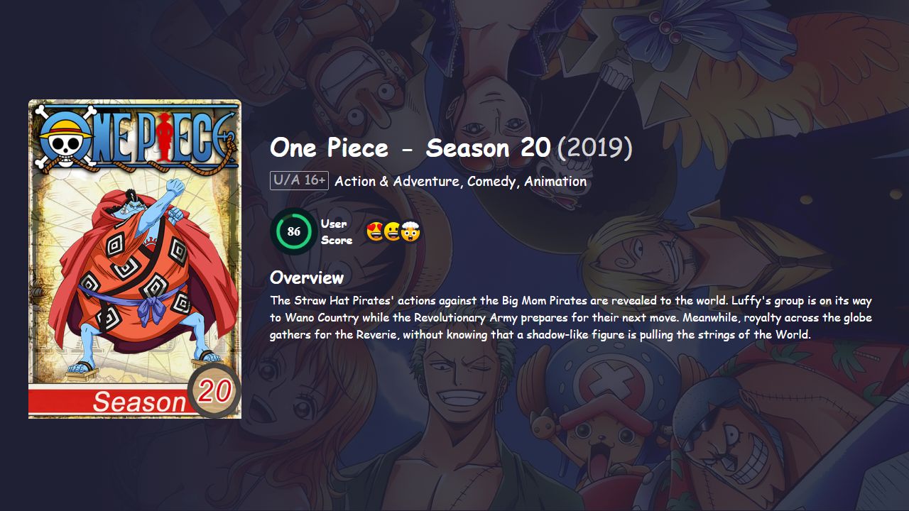 One Piece Season 20 Hindi Dubbed