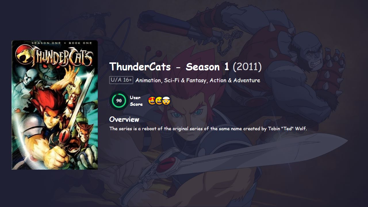 ThunderCats Season 1 Hindi Dubbed