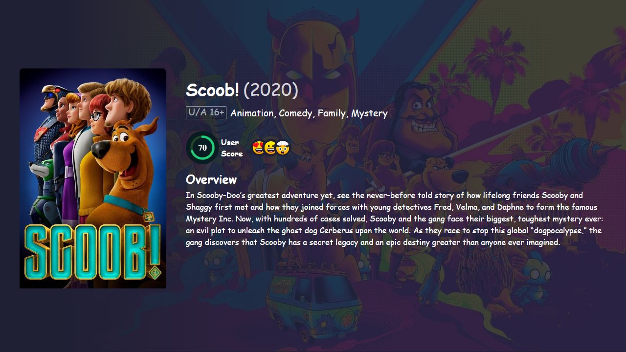 Scoob! (2020) Hindi Dubbed