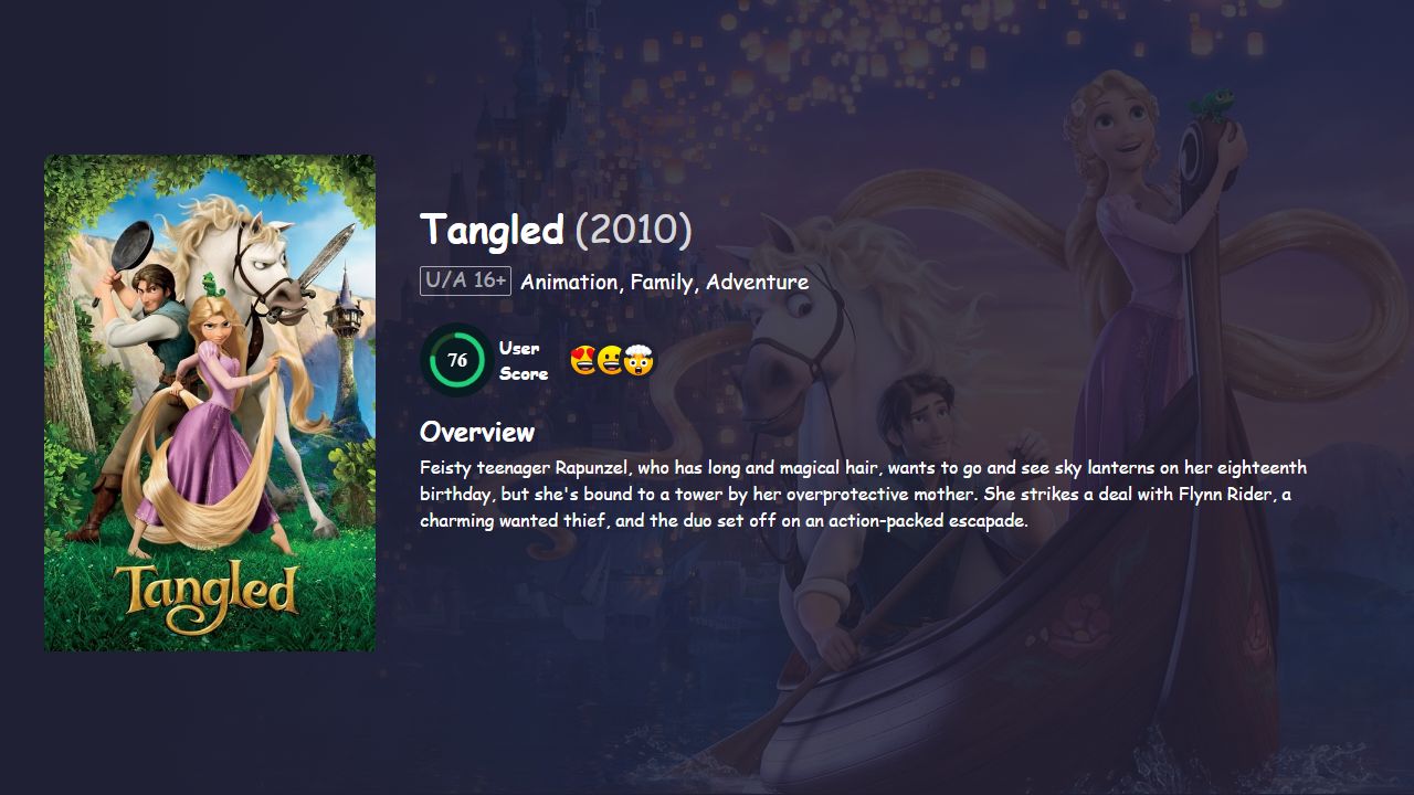 Tangled (2010) Hindi Dubbed