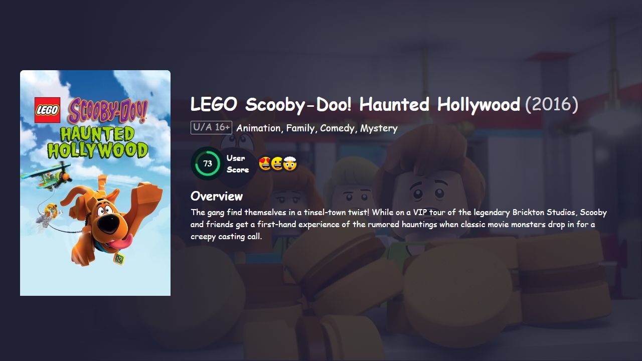 LEGO Scooby-Doo! Haunted Hollywood (2016) English Dubbed