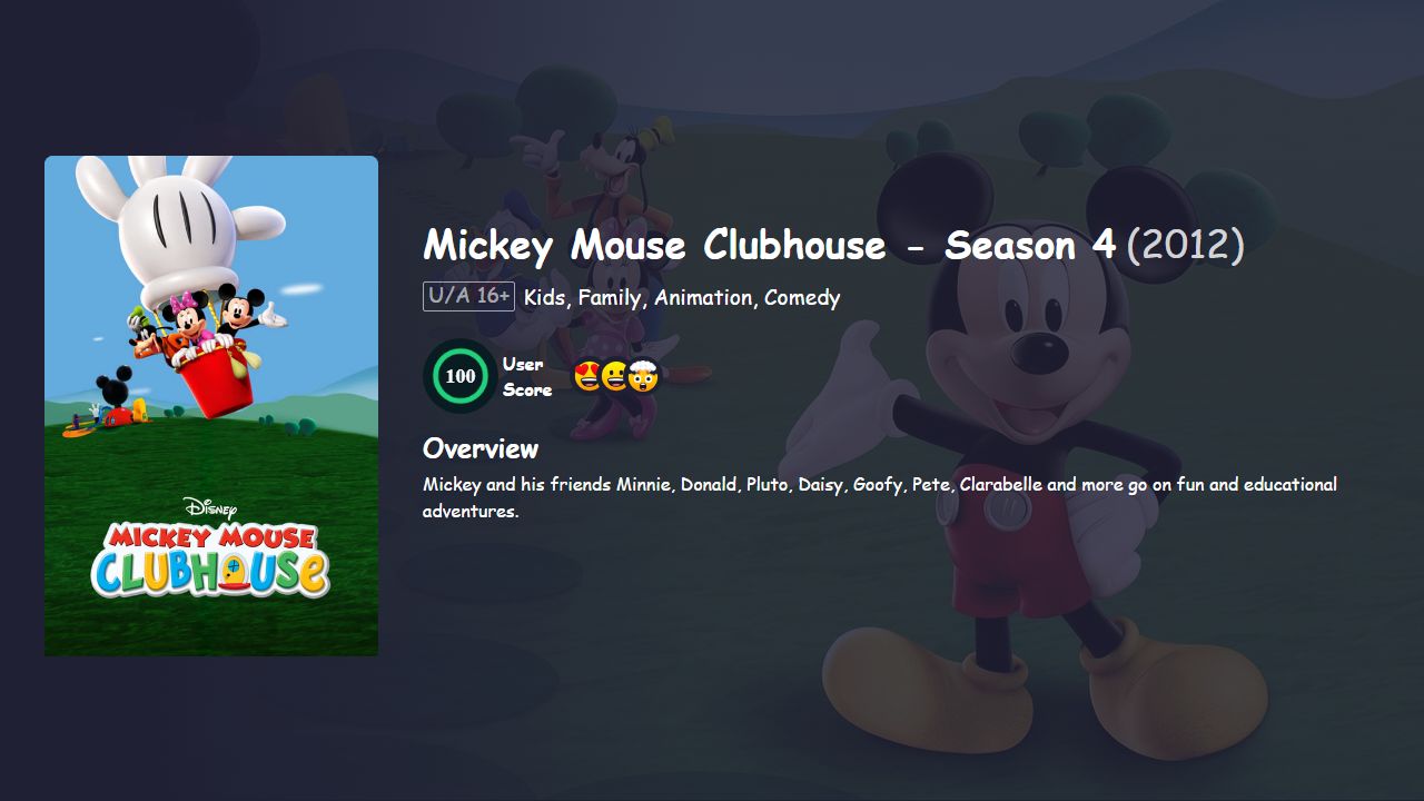 Mickey Mouse Clubhouse Season 4 Hindi Dubbed