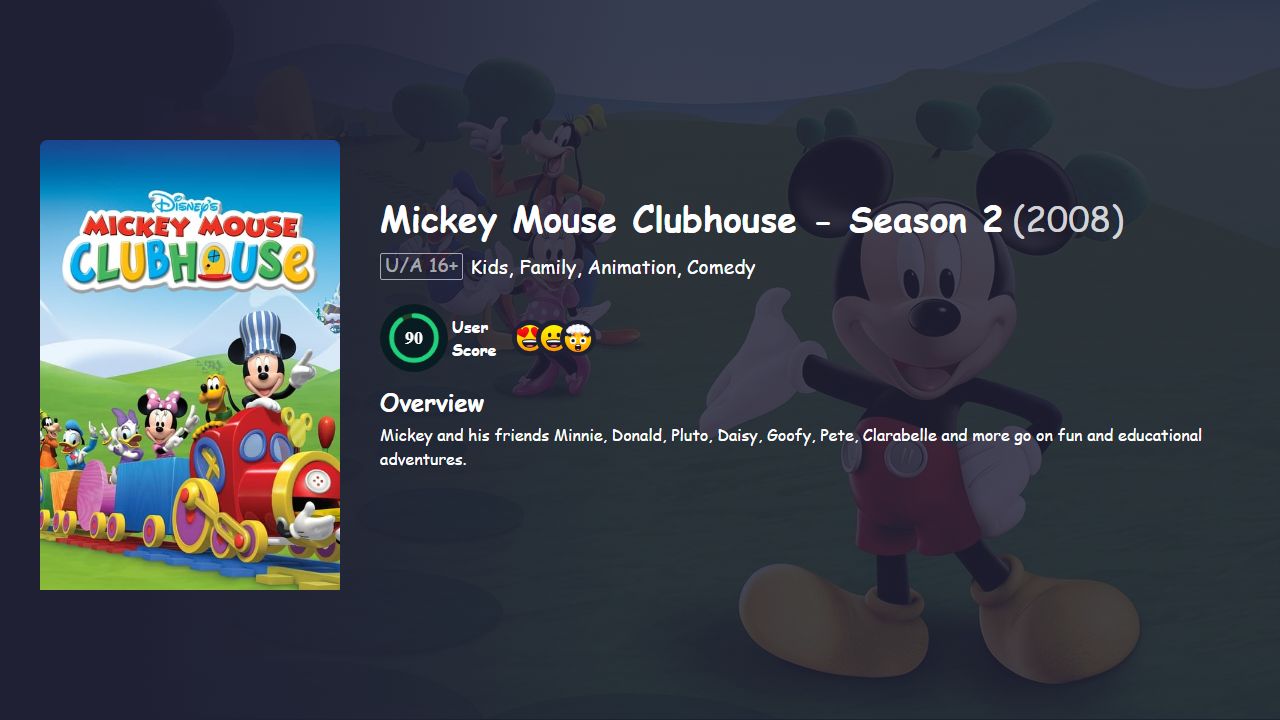 Mickey Mouse Clubhouse Season 2 Hindi Dubbed