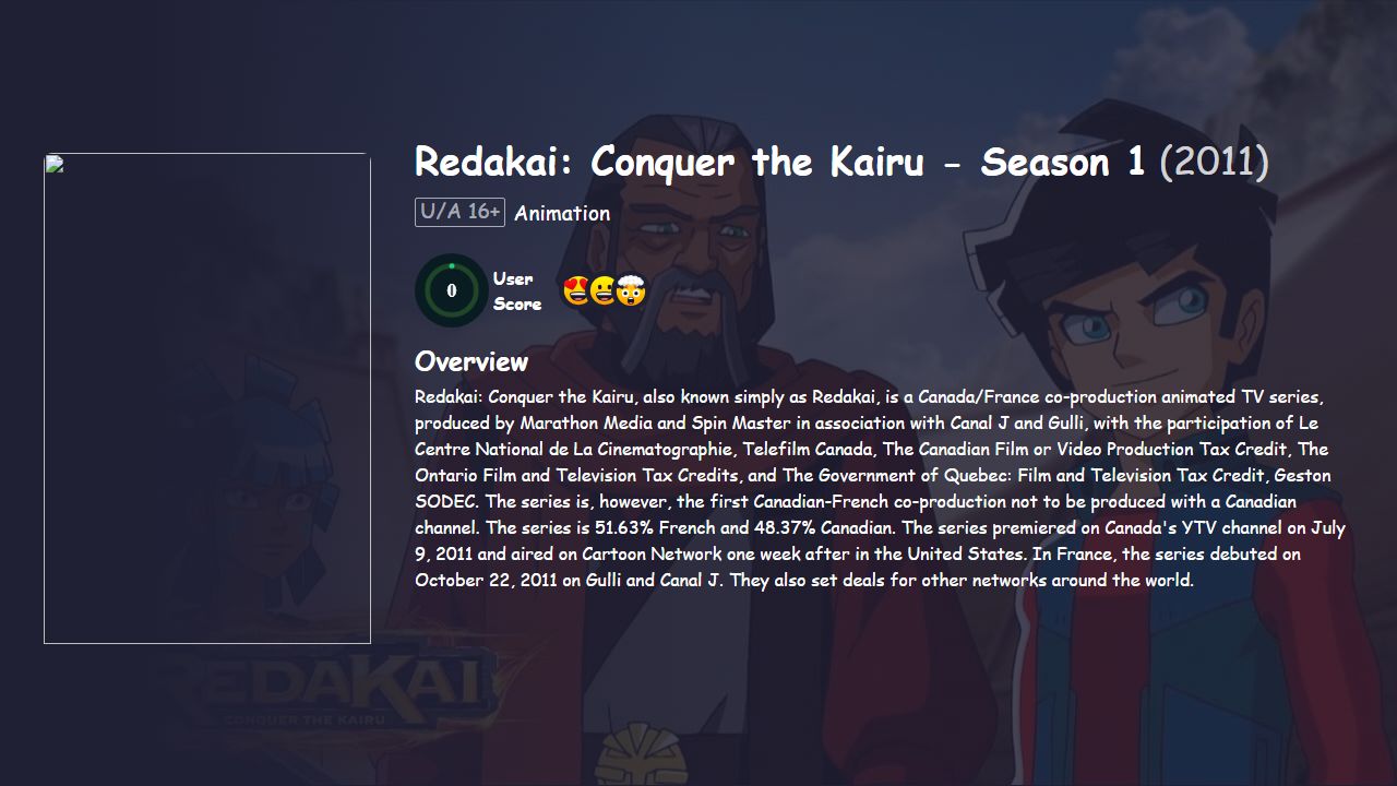 Redakai: Conquer the Kairu Season 1 Hindi Dubbed