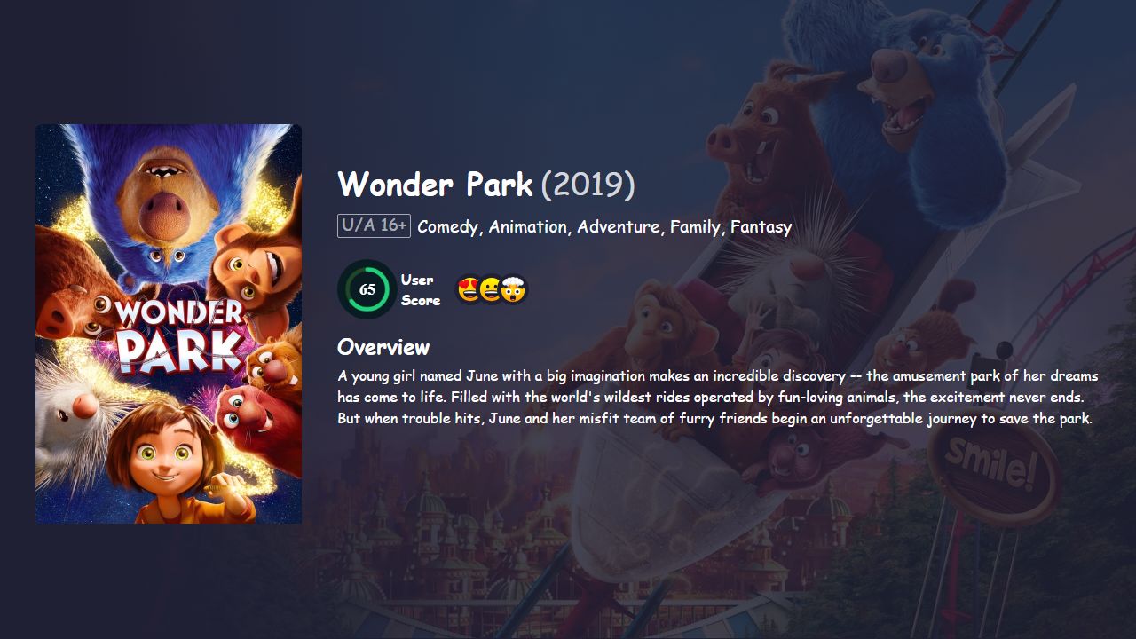 Wonder Park (2019) Hindi Dubbed