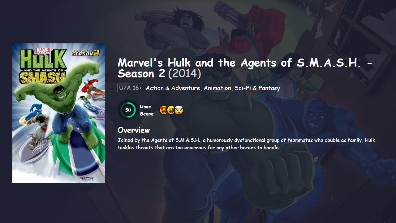 Marvel’s Hulk and the Agents of S.M.A.S.H. Season 2 Hindi Dubbed