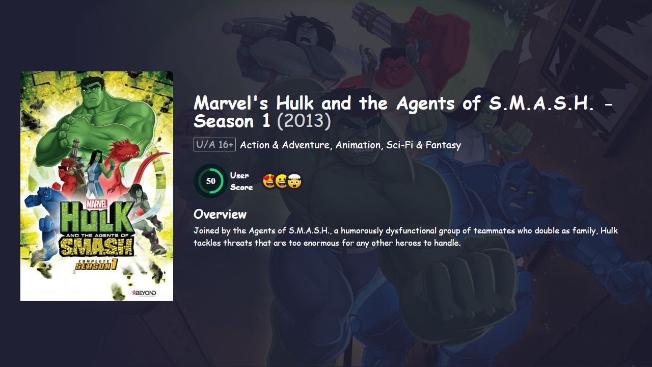 Marvel’s Hulk and the Agents of S.M.A.S.H. Season 1 Hindi Dubbed