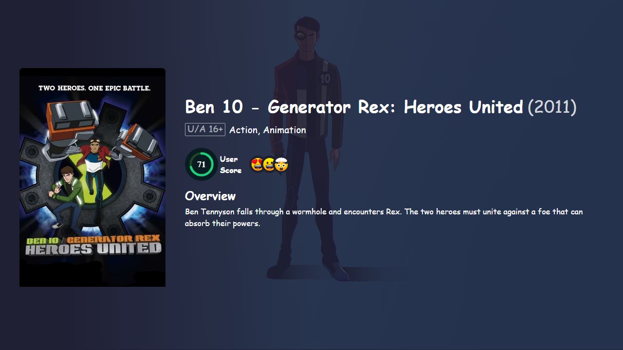 Ben 10/Generator Rex: Heroes United (2011) Hindi Dubbed