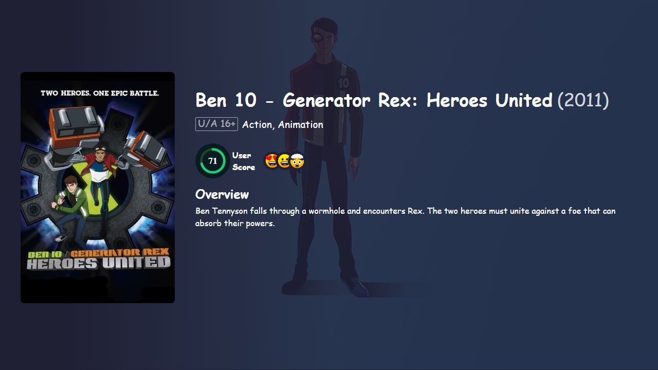 Ben 10/Generator Rex: Heroes United (2011) Hindi Dubbed