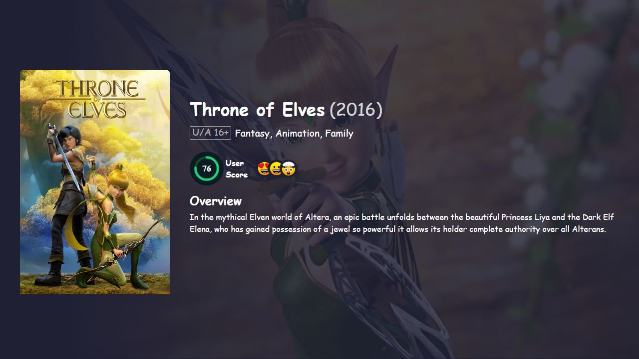 Throne of Elves (2016) Chinese Dubbed