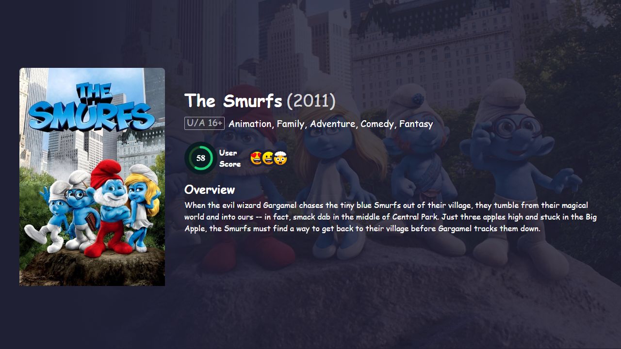 The Smurfs (2011) Hindi Dubbed