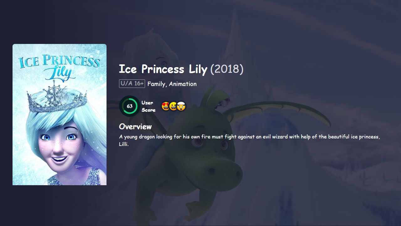 Ice Princess Lily (2018) English Dubbed