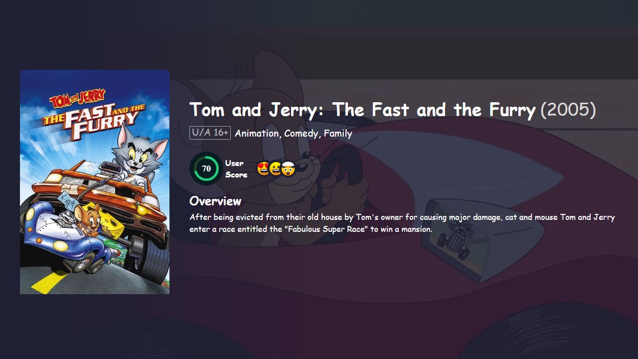 Tom and Jerry: The Fast and the Furry (2005) Hindi Dubbed