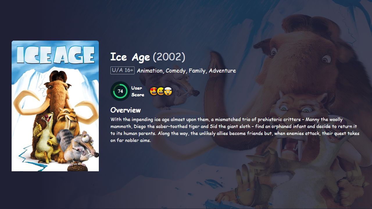 Ice Age (2002) Hindi Dubbed