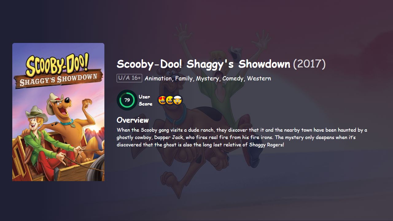 Scooby-Doo! Shaggy’s Showdown (2017) English Dubbed