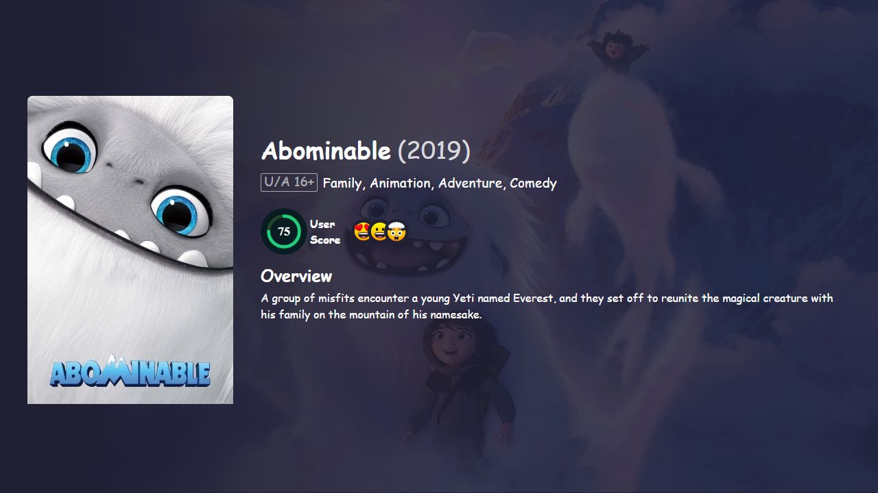 Abominable (2019) English Dubbed