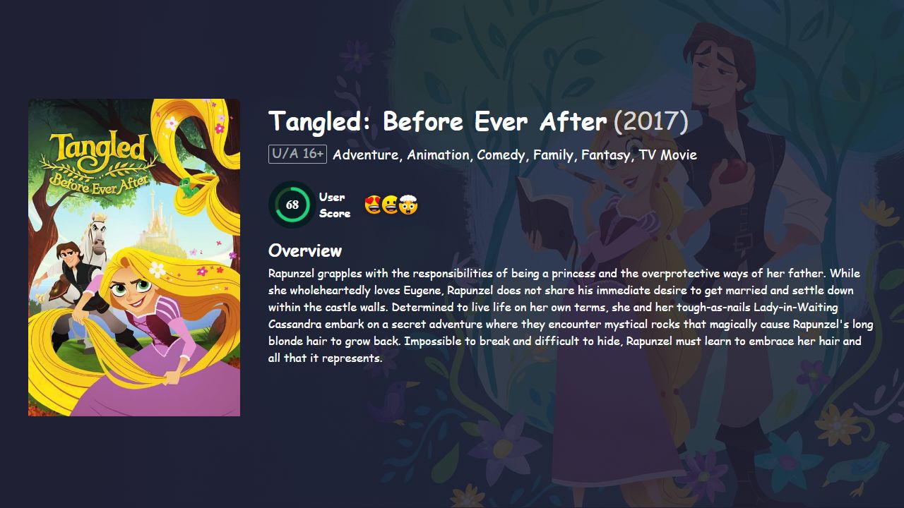 Tangled: Before Ever After (2017) Hindi Dubbed