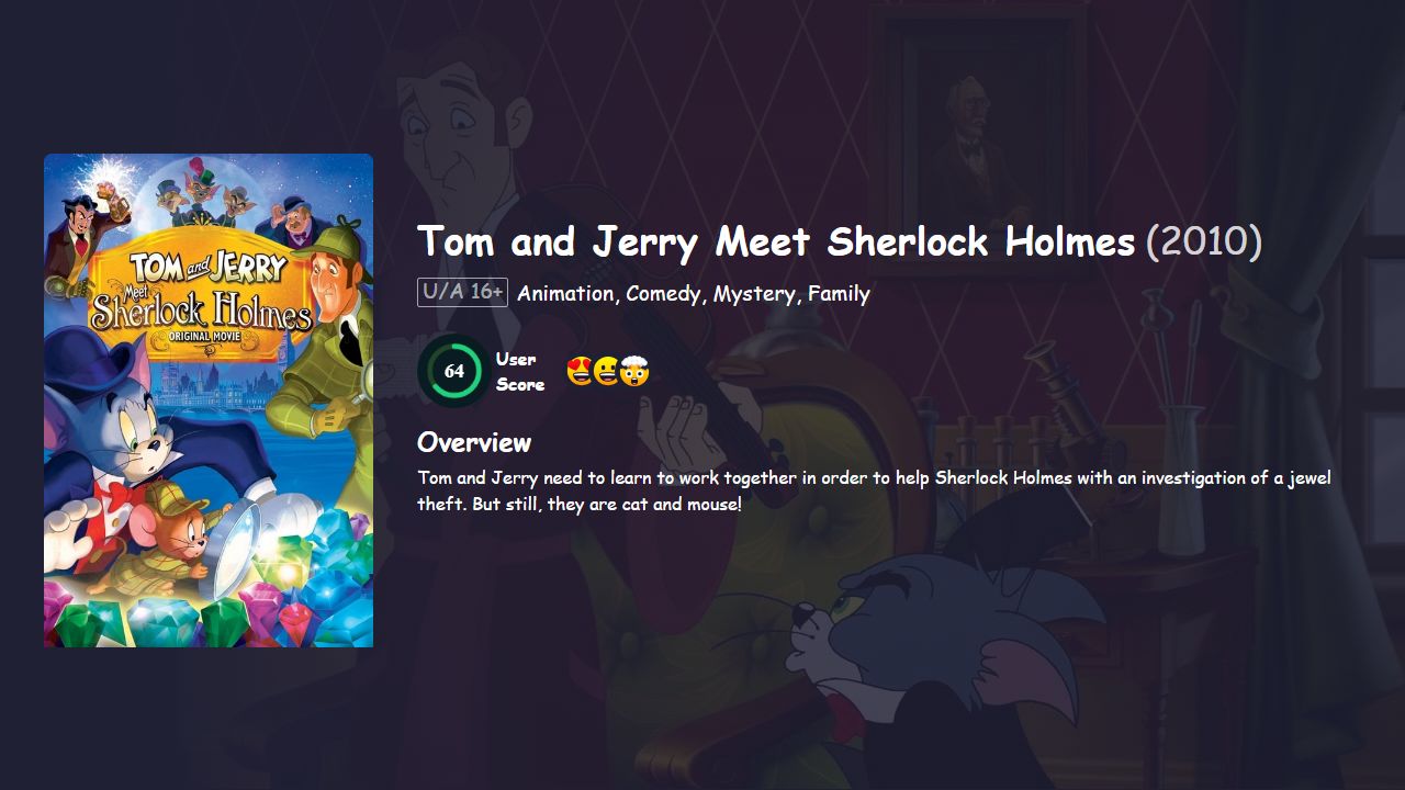 Tom and Jerry Meet Sherlock Holmes (2010) Hindi Dubbed