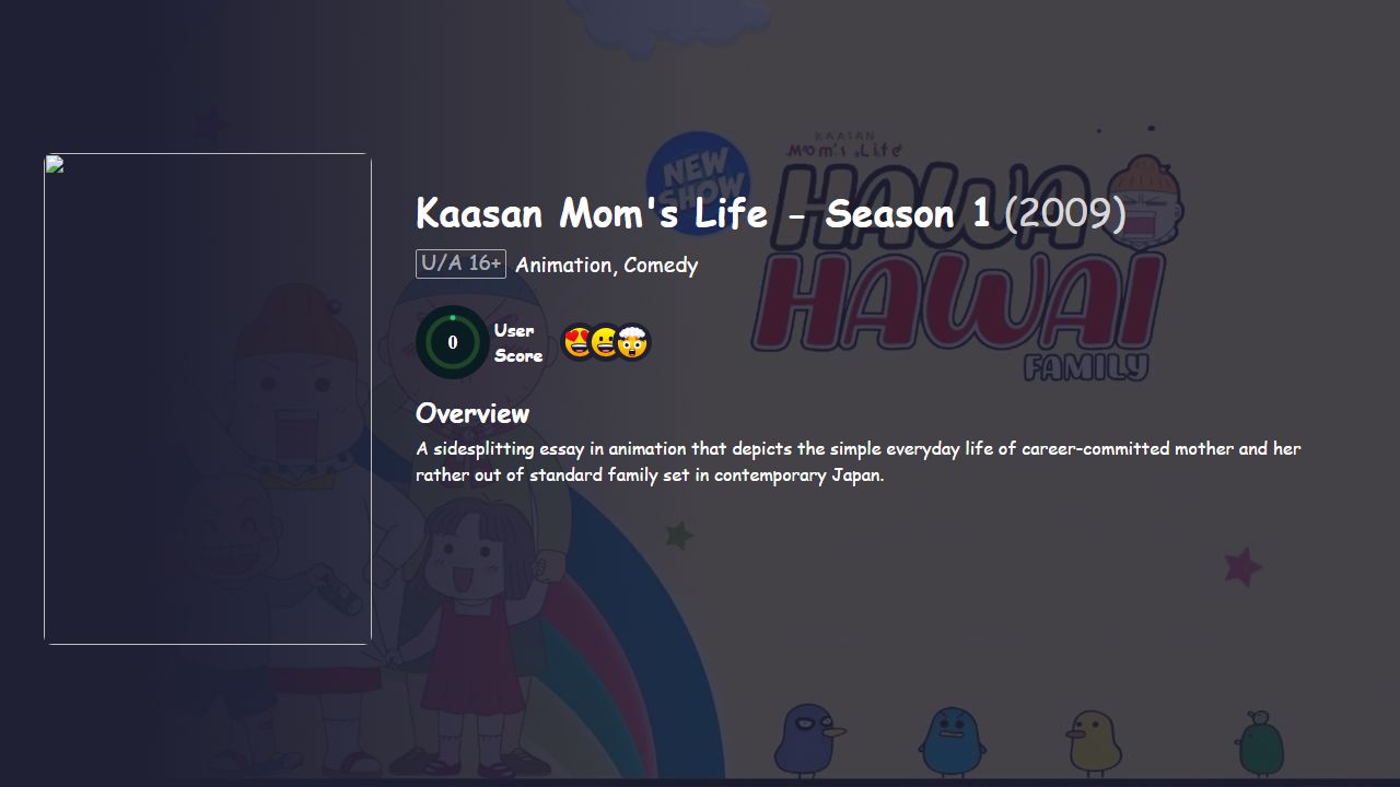 Kaasan Mom’s Life Season 1 Japanese Dubbed