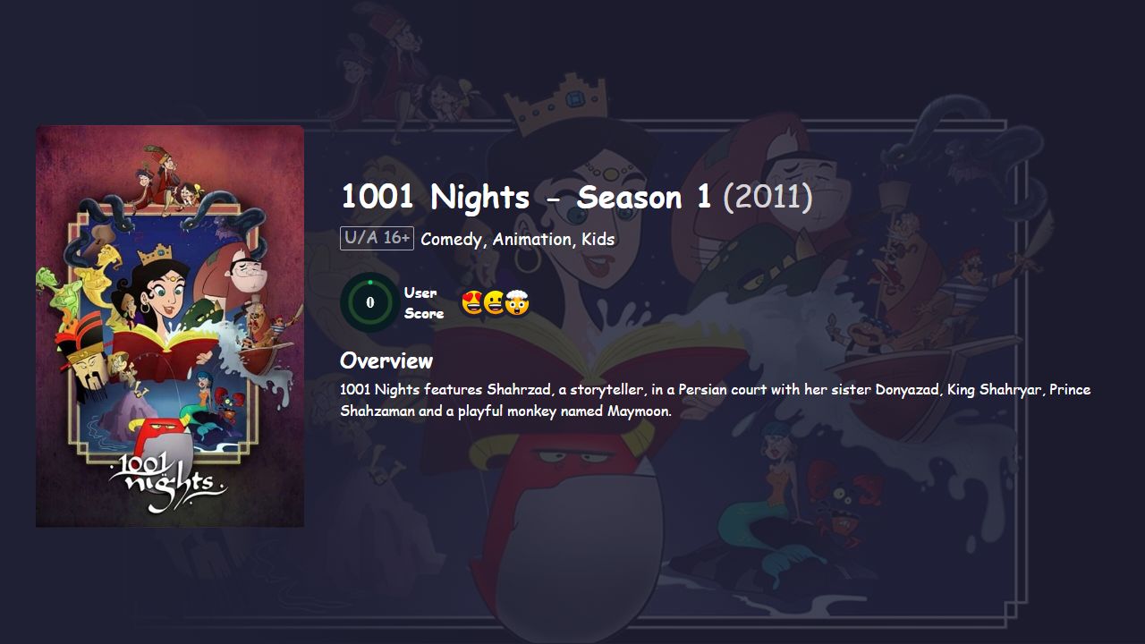 1001 Nights Season 1 Hindi Dubbed