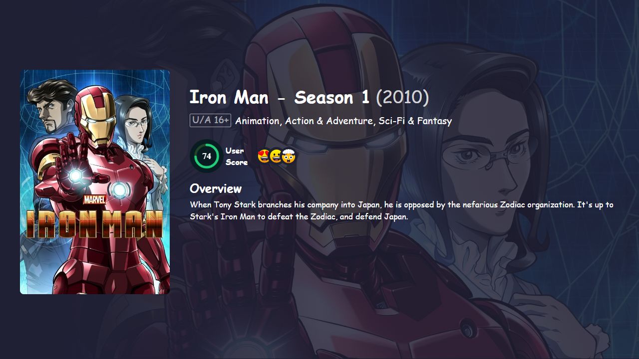 Iron Man Season 1 Hindi Dubbed