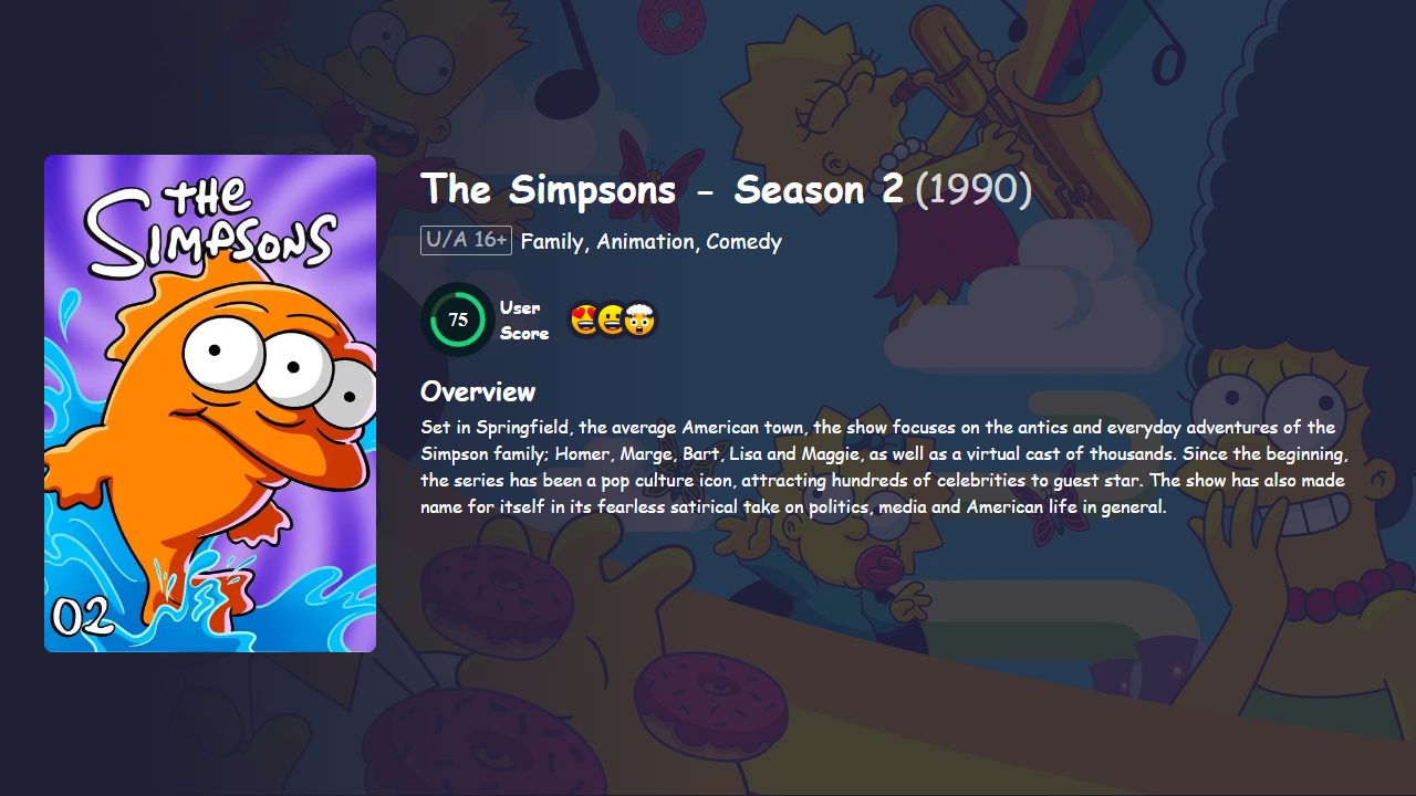 The Simpsons Season 2 English Dubbed