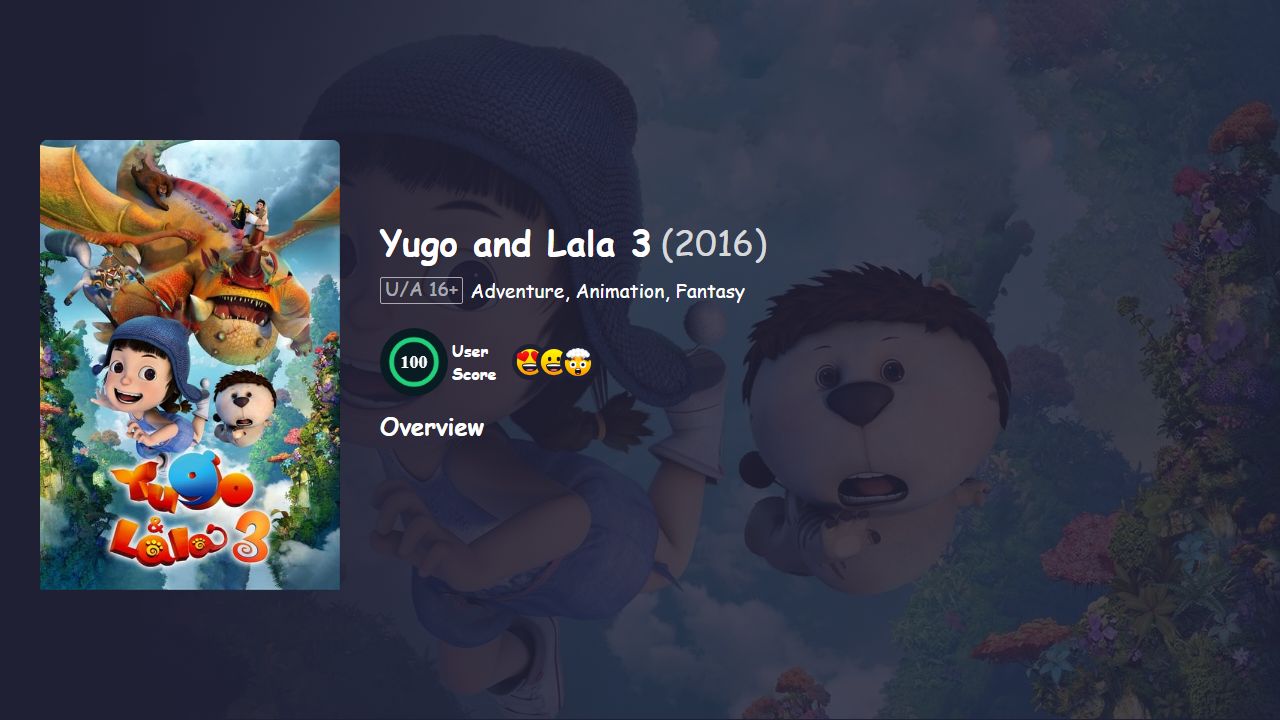 Yugo and Lala 3 (2016) Hindi Dubbed