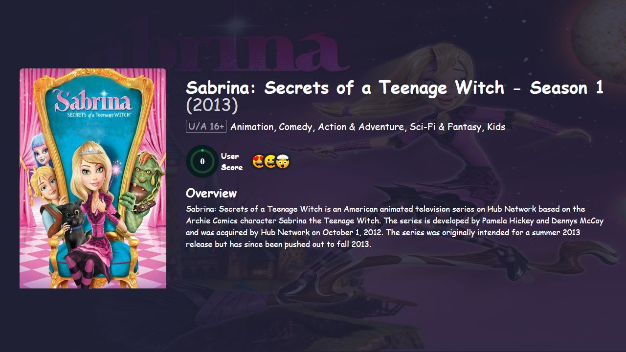 Sabrina: Secrets of a Teenage Witch Season 1 Hindi Dubbed