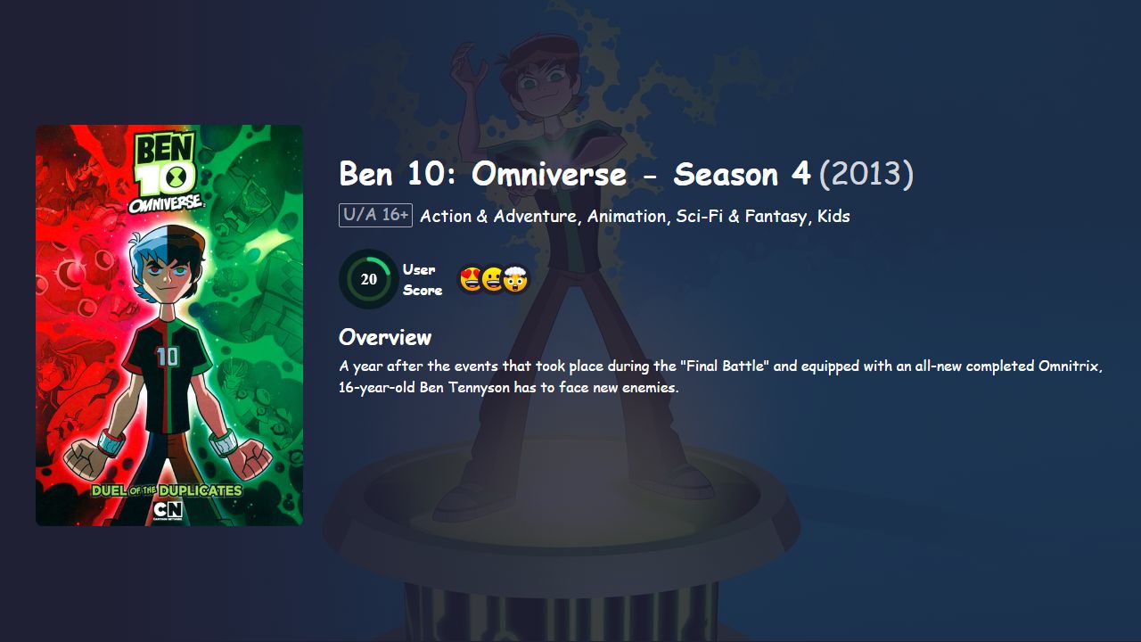 Ben 10: Omniverse Season 4 Hindi Dubbed